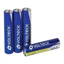 4 Pilas Recargables Aa Voltech 1300 Mah Mf Shop Pila