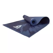 Colchoneta Yoga Mat 4mm Alfombra Mat De Yoga Azul Reebok Color Azul Petróleo