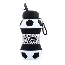 Botella De Silicona Footy Pelota Niños Fútbol Desplegable