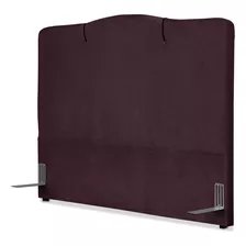 Cabeceira De Cama Box Casal 138 Cm Moscou Suede Veludo