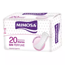 Protectores Diarios Mimosa Sin Perfume X 20 Un