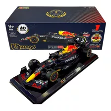  Bburago 2022 Rb18 Red Bull Racing Max Verstappen # 1 1:24 Azul