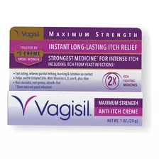 Crema Vagisil 1.0 Onza Anti-picazón Máxima Fuerza Con