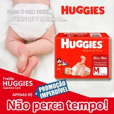 Fralda Huggies Supre Care Hiper - Todos Os Tamanhos