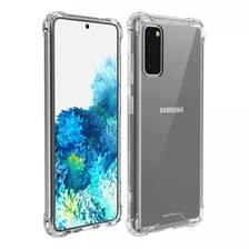 Funda Tpu Antigolpes Transparente Para Samsung + Vidrio