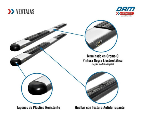 Estribos Gh Chevrolet Colorado Doble Cabina 2004-2012 Foto 4