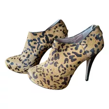 Vince Comuto Botas Animal Print / Zapato Mujer Talla Grande