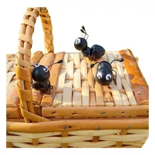 Kit 10 Formigas De Biscuit Decoração Formiguinha Decorativa