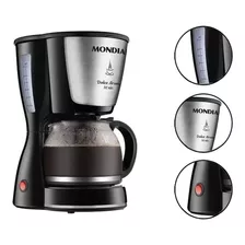 Cafeteira Mondial Dolce Arome Inox Preto 800w 127v C-32 32x