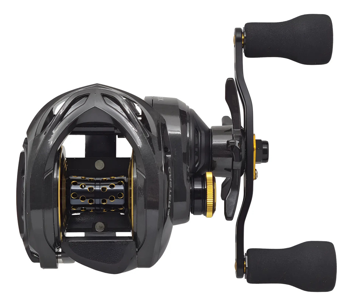 Reel Huevito Caster Carbon X Bg 307 Chicharra 7 Rulemanes