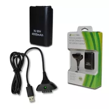 Kit De Carga Y Juega Xbox 360 Batería 4800 Mah / Disparocl