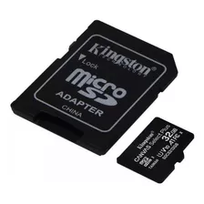 Memoria Microsd Kingston 32gb 100mb/s Canvas Select Plus 100