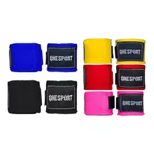 Kit 3 Bandagem Elastica 3m One Sport Muay Thai Luta Treino