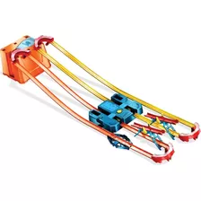 Hot Wheels Track Builder Mega Caja 3 En 1 Pistas Mattel