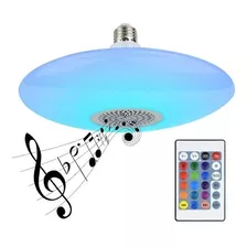 Lampara Led Rgb Con Parlante Bluetooth Control Remoto