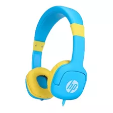 Audífono Hp Infantil Dhh-1600 Over-ear Jack 3.5mm Color Celeste