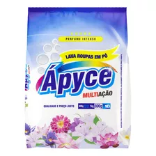 Sabão Em Pó Ápyce Multiação Roupas Brancas E Coloridas Perfume Intenso Pacote 800 G