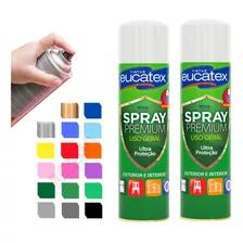 2 Tinta Spray P/ Pintar Moveis Metal Plastico Mdf