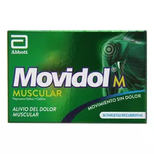 Movidol M Muscular 36 Tabletas Alivio Del Dolor Muscular