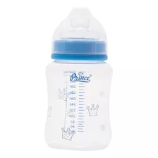 Mamadeira 360ml Boca Larga Acinturada Bico Orto Azul Prince Diversos