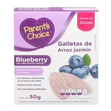 Parents Choice Galletas Bueberry Arroz Jazmín Mora Azul 50gr