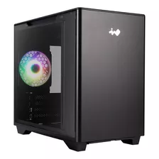 Gabinete In Win A3 Micro Atx 1 Fan Cristal Templado Negro