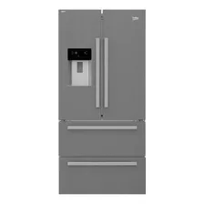 Refrigerador Beko Gne 60530dxn. French Door, 2 Cajones. Color Acero Inoxidable