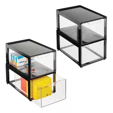 Lumiere Collection - Contenedor Organizador Apilable De Plás