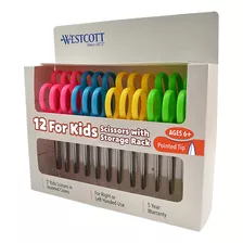 Tijeras Westcott Para Diestros Y Zurdos Para Niños, 5 Puntas