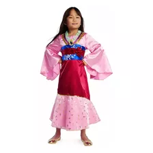 Princesa Mulan Disfraz Talla 9-10 Disney Store