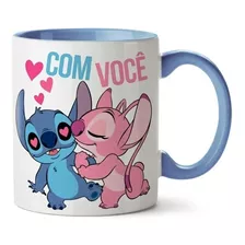 Caneca Personalizada Stitch Lilo Disney Com Você Sem Você