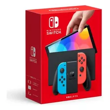 Consola Nintendo Switch Oled 64gb Azul Rojo Neon Japonesa