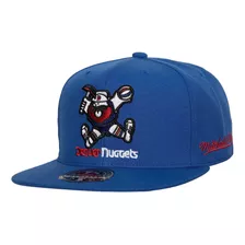 Gorro Mitchell & Ness Logo History Fitted Hwc Denver Nuggets