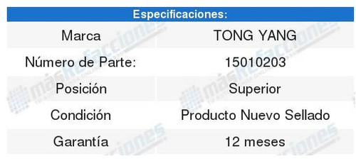 Tolva Para Radiador Superior Gmc Sonoma 95-03 Foto 2