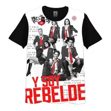 Camisa Camiseta Full 3d Banda Mexicana Rebelde Y Soy Rbd Top