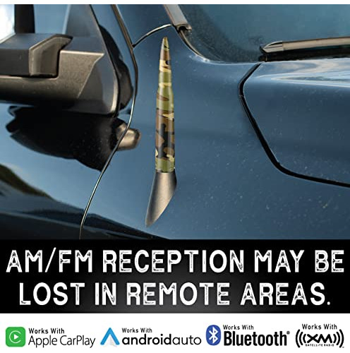 Ecoauto Antena Bullet Para Dodge Ram Y Ford F150 Foto 4