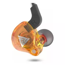 Fone De Ouvido Com Fio Ant Ruido In Ear Gamer Super Bas Cor Laranja