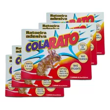 Ratoeira Cola Rato Visgo Adesiva Gruda Rato C/ 20 Peças + Nf