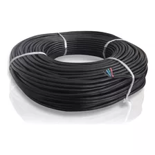 Cabo Manga 4x22 Preto 300v Awg - Alta Qualidade 10 Metros