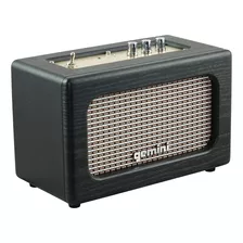 Gemini Sound Gtr-100 Altavoz Portátil Retro Bluetooth, Estér