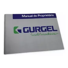 Manual Do Proprietário Gurgel Motomachine + Adesivo Brinde