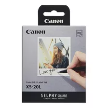 Canon Selphy Square Qx10 Color Ink/label Set Xs-20l