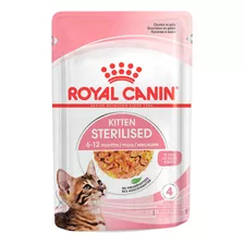 Ração Úmida Royal Canin Kitten Sterilised Gato 6-12 Mês 85g