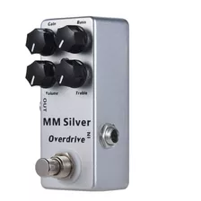 Efeito Pedal Overdrive Moskyaudio Mm Silver Electric Effect