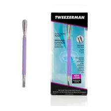 Tweezerman Espatula Doble Cara Uñas Cuticulas Acero Impotada