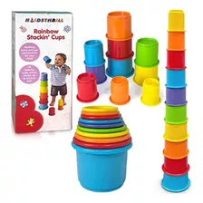 Arco Iris Stacking Nesting Tazas Baby Set De