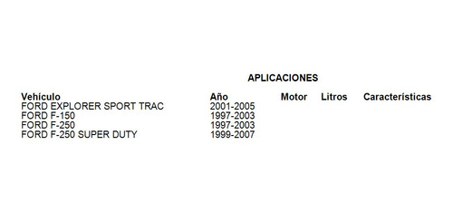 Manija Tapa Caja Ford F-150 1997 1998 1999 2000 2001 2002 Foto 2