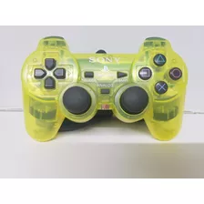 Controle Joystick Sony Playstation Dualshock 2 Lemon Yellow