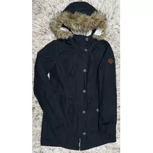 Chamarra Parka Hollister Con Gorro Para Mujer Talla M