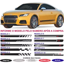 Acessorios Audi Tt Tfsi Faixas Lateral Adesivos Par 2016